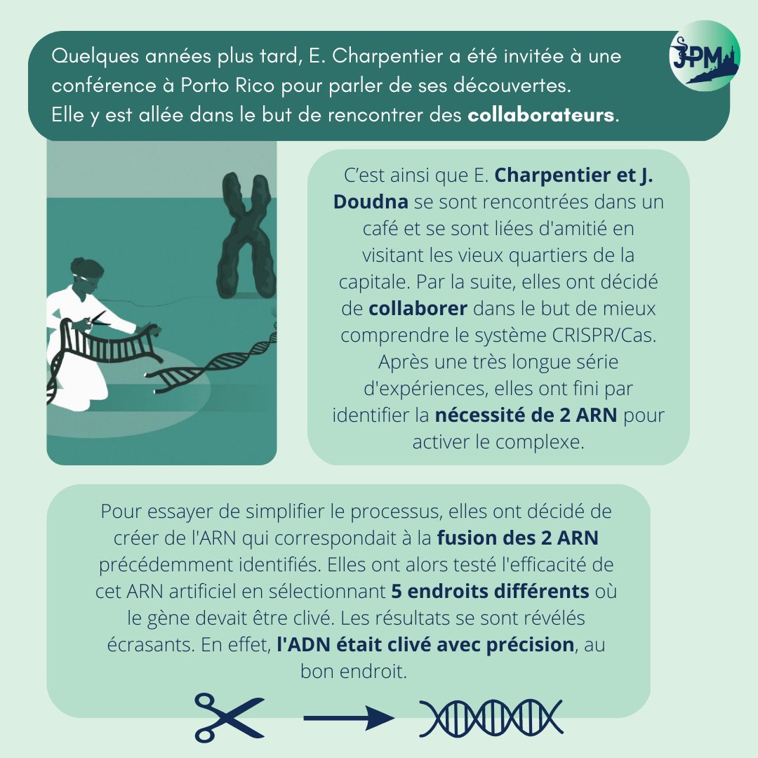 Nous vous proposons aujourd’hui un retour sur le prix Nobel 100% féminin de 2020. 👩🏻‍🏫

Emmanuelle Charpentier et Jennifer Doudna deviennent les sixième et septième femmes à remporter un Nobel de #chimie depuis 1901. 

#internationalwomensday #nobelprize #research