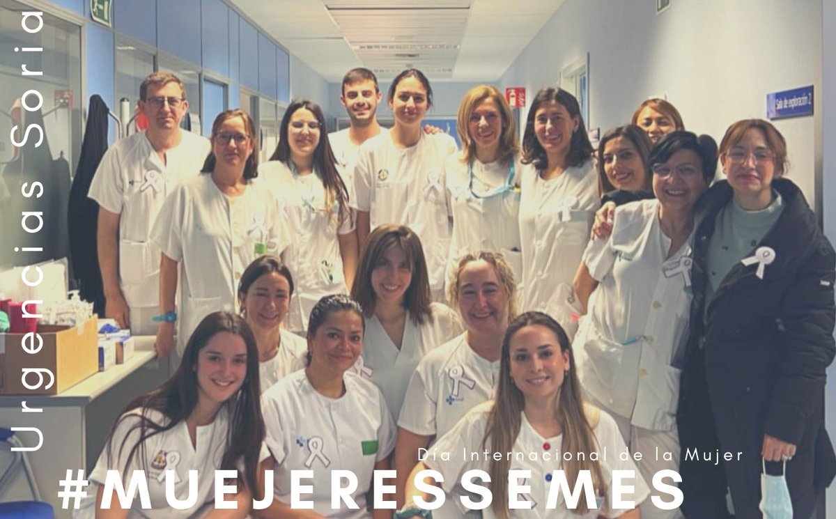ElizabethOrtiz_'s tweet photo. #InternationalWomansDay 💜 #semes #semescyl #MUEjeressemes #urgenciassoria #EspecialidadUrgenciasYA https://t.co/QuqgqeVreb