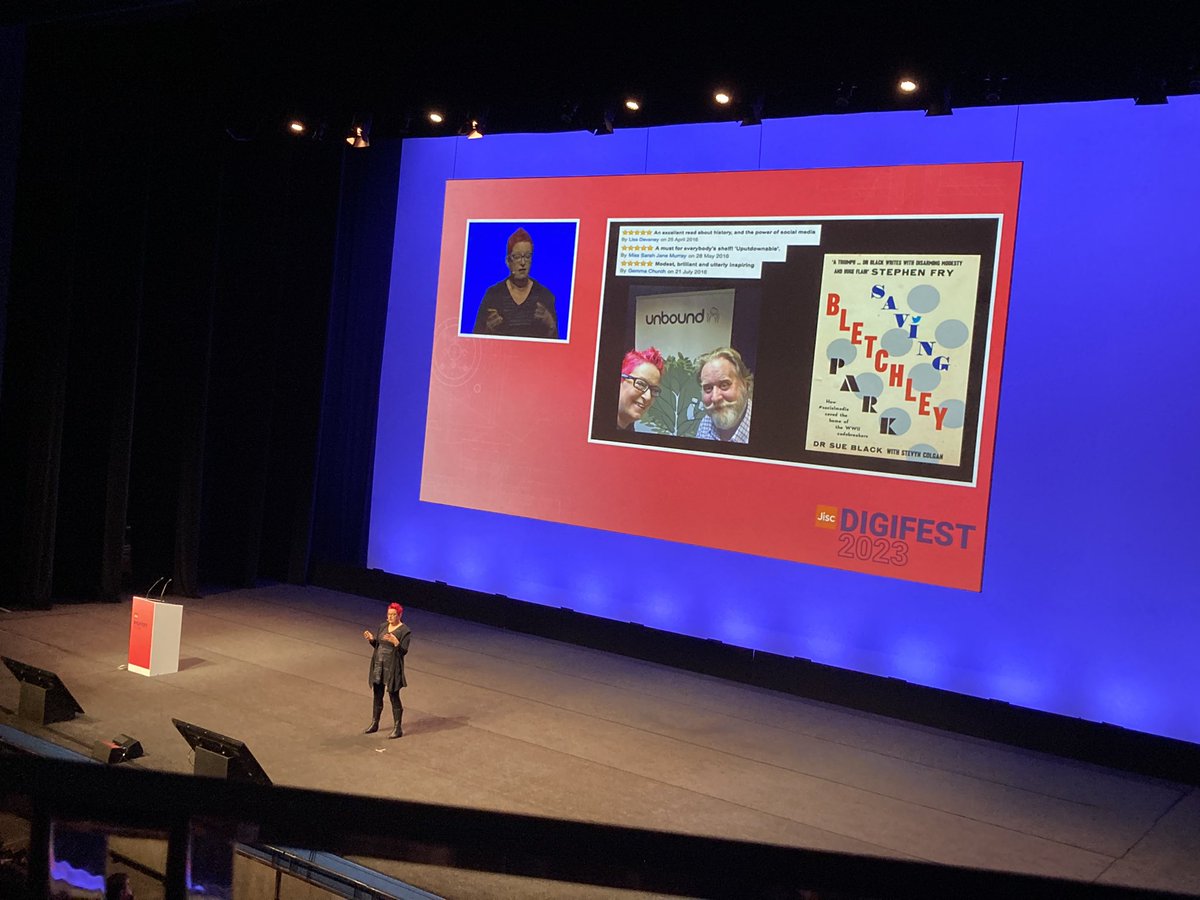 csrevans's tweet photo. Reflecting on two days of listening to dozens of interesting and insightful discussions about all things digital #Digifest2023 @Jisc Inspirational speakers, great venue and wonderful company. Privileged to share stage with colleagues from Bolton, Leeds and Bridgend #FirstPass https://t.co/6t7pbdjIeX