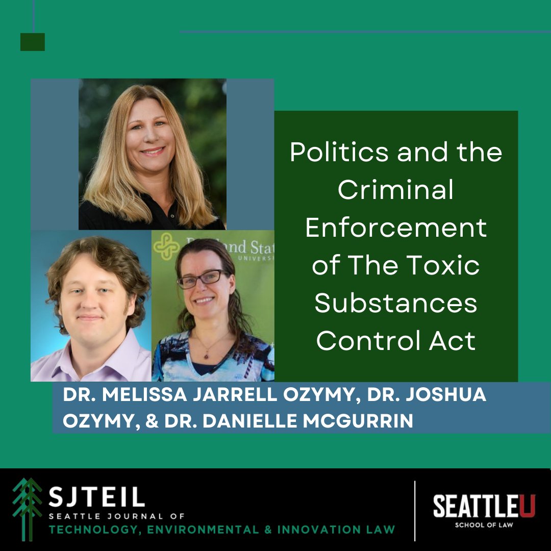 SU Journal of Tech, Environment, & Innovation Law tweet media