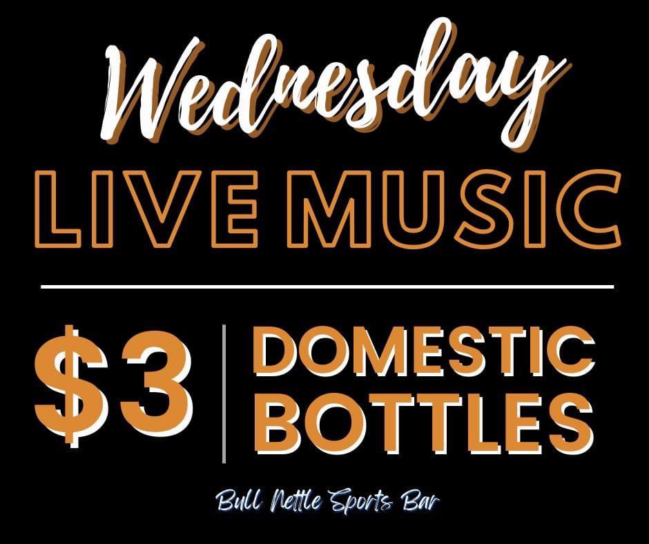 BullNettleBar's tweet photo. TONIGHT 🎤🎸  Music by Raina Wallace &amp; $3 domestics! https://t.co/uIlgZKQcun