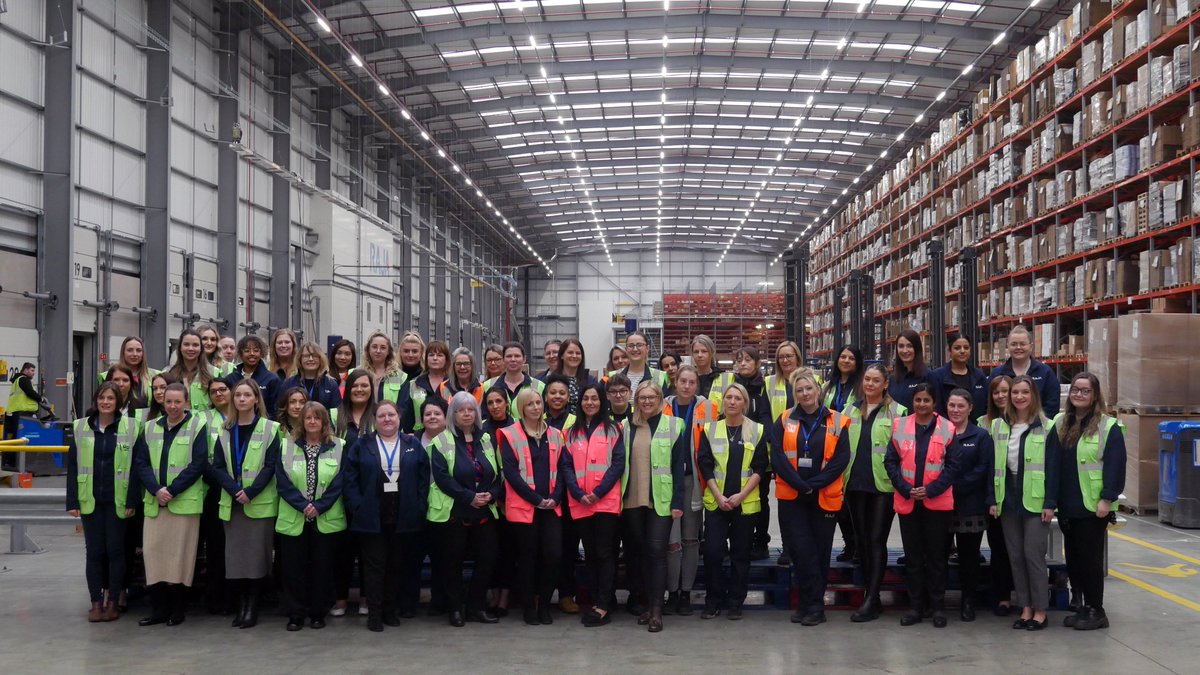 What better way to celebrate #InternationalWomensDay than to share with you
this great photo of the RAJA UK ladies, taken today in our 267,000 sq ft warehouse.

#SucceedTogether #BeTheBest