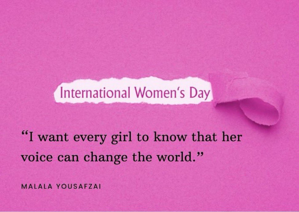 And give voice to those who are denied. #InternationalWomansDay #Womanempowerment #RaiseHerVoice