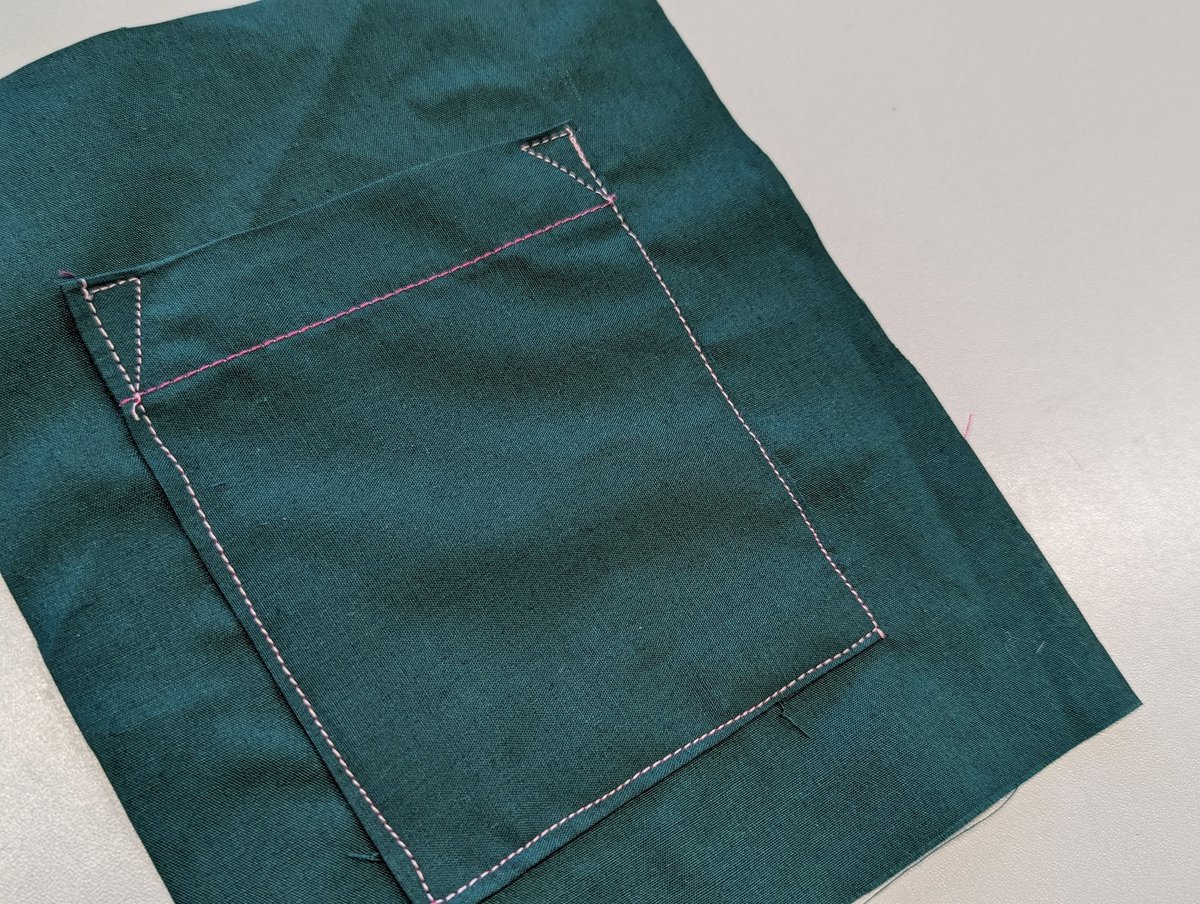 QES_Textiles's tweet photo. This is a fantastic practice pocket made by Euan in Year 9. So precise! Well done! 

#textiles #textilesteachers #pocket #pocketdesign #ks3textiles #ks3 #sewing https://t.co/2glKPHFH9p