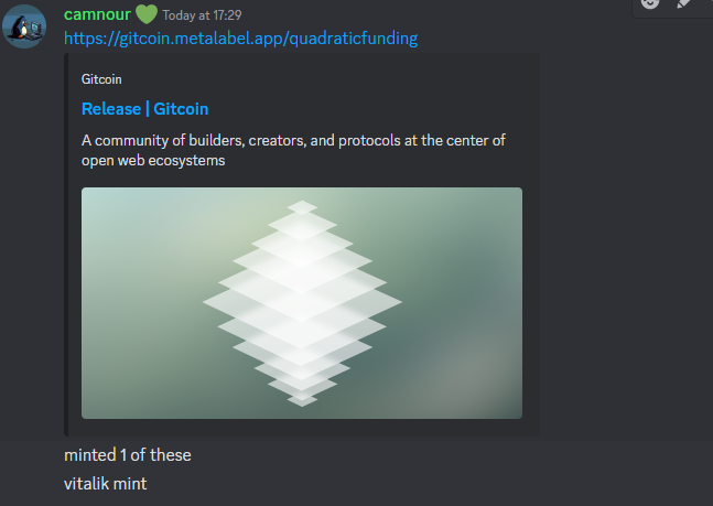 mobislixk's tweet photo. another reason to buy @HelpMeDebugThis is for the alpha. called gitcoin and minted, already at 13X and will probably go even higher. !debog !print https://t.co/ltr5GDVhaL