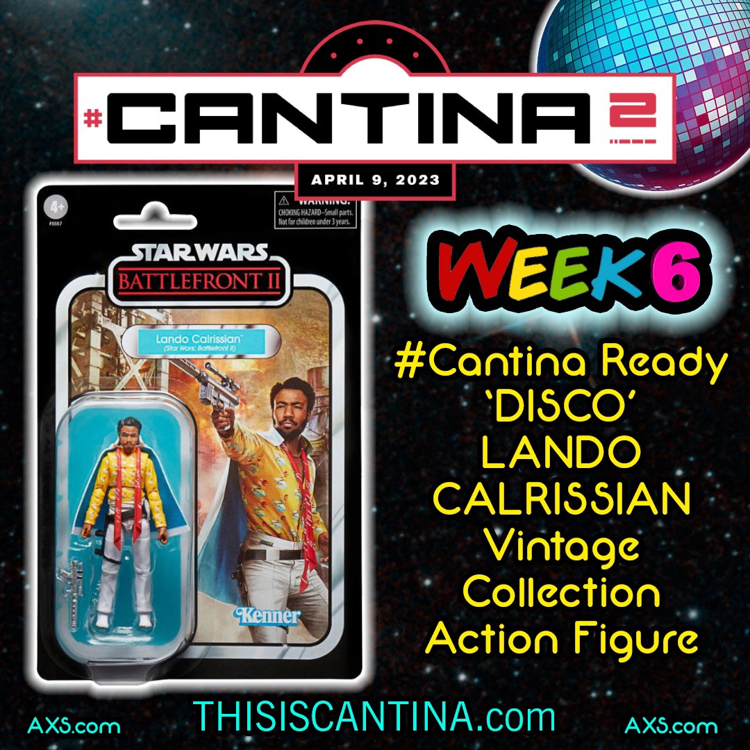 This week we are giving away a pair of tickets to #CANTINA + DISCO LANDO action figure!

All you need to do to be in with a chance is FOLLOW and RETWEET this tweet!