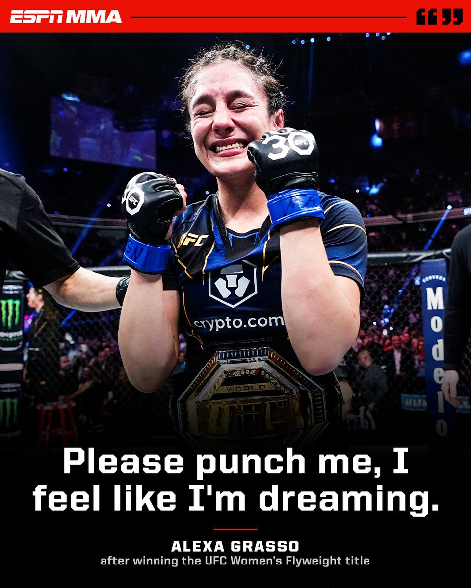 It wasn't a dream 🏆 #UFC285