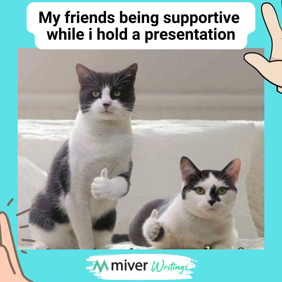 miverwritings's tweet photo. Where all the friends at🤜🤛

Tag your ultimate support group in the comments⬇️

#essaywriting #academichelp #essayhelp #collegeessay #assignments #assignment #miverr #miver #miverwritings #essay #essaydue #assignmentwriting https://t.co/IEZZOfGlgE
