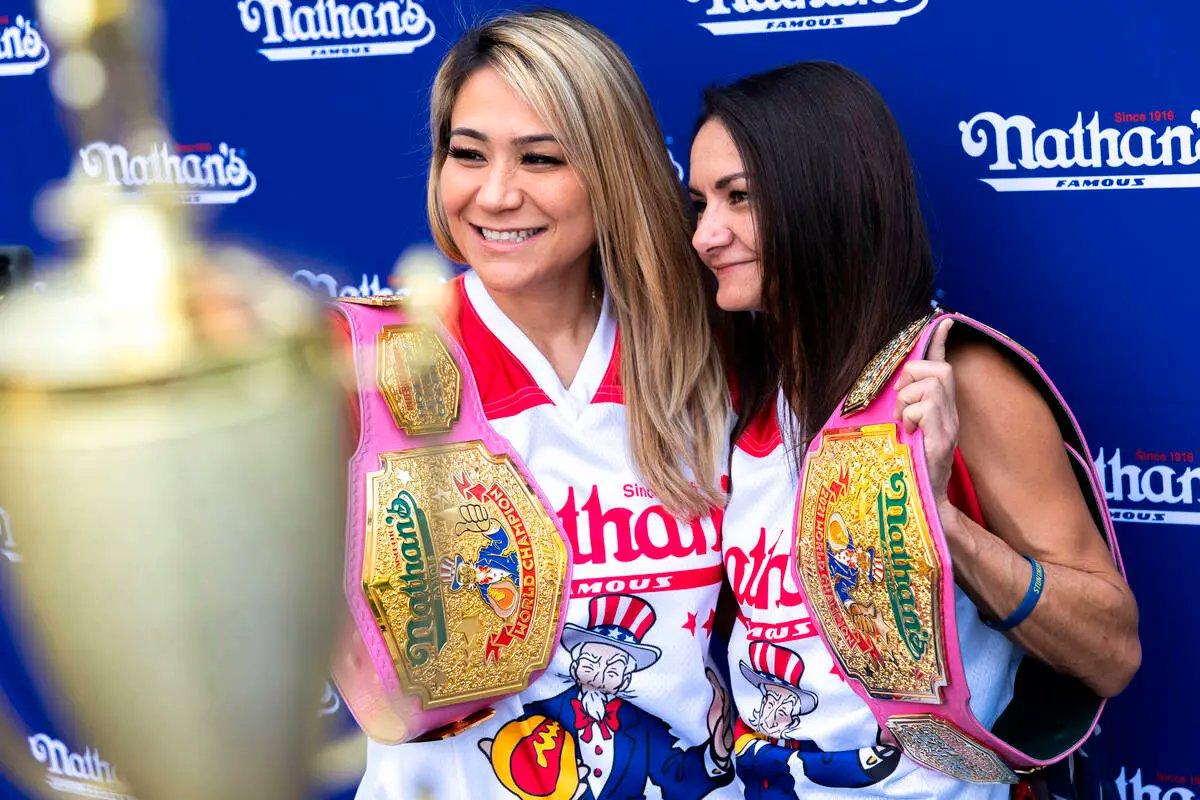 It's #InternationalWomensDay &amp; here are two of the best to ever compete on the MLE stage. Cheers to all the inspiring ladies of Major League Eating.