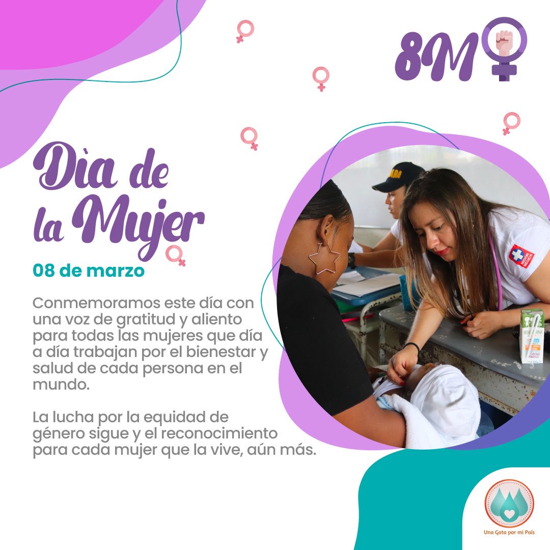 GotaPais's tweet photo. 🚺Conmemoramos este día honrando la lucha por los derechos de las mujeres en la historia y la eliminación de toda violencia contra la mujer.

🧑🏽‍⚕️👩🏻‍⚕️👩🏾‍🦱Gracias mujer por mantenerte firme en tus ideales y ofrecer lo mejor de ti a otros seres del mundo. https://t.co/eoyk0anTmc