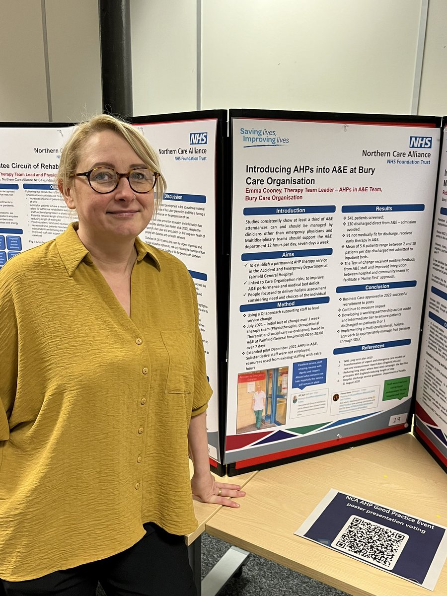 #NCAAHP23 @BuryCO_NHS well done to all the AHPs who presented and did posters for today’s event on behalf of Bury CO and congratulations to those who won awards too! @VickyKphysio @CMossPhysio @DeborahBActive @LucyKPhysio @Lorr_O @dizzabell @michellemccorm3