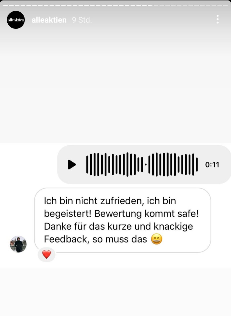 Eine Depoteinschätzung für 900,-€ in 11 Sekunden - jo, kurz und knackig 🤣  (Spaß)

Wieder sofort der Hinweis auf: bewerte AlleAktien. 
Äh sorry, aber zu diesem Zeitpunkt kann man sich nur für die "Einschätzung" bedanken und abwarten wie gut die überhaupt war.