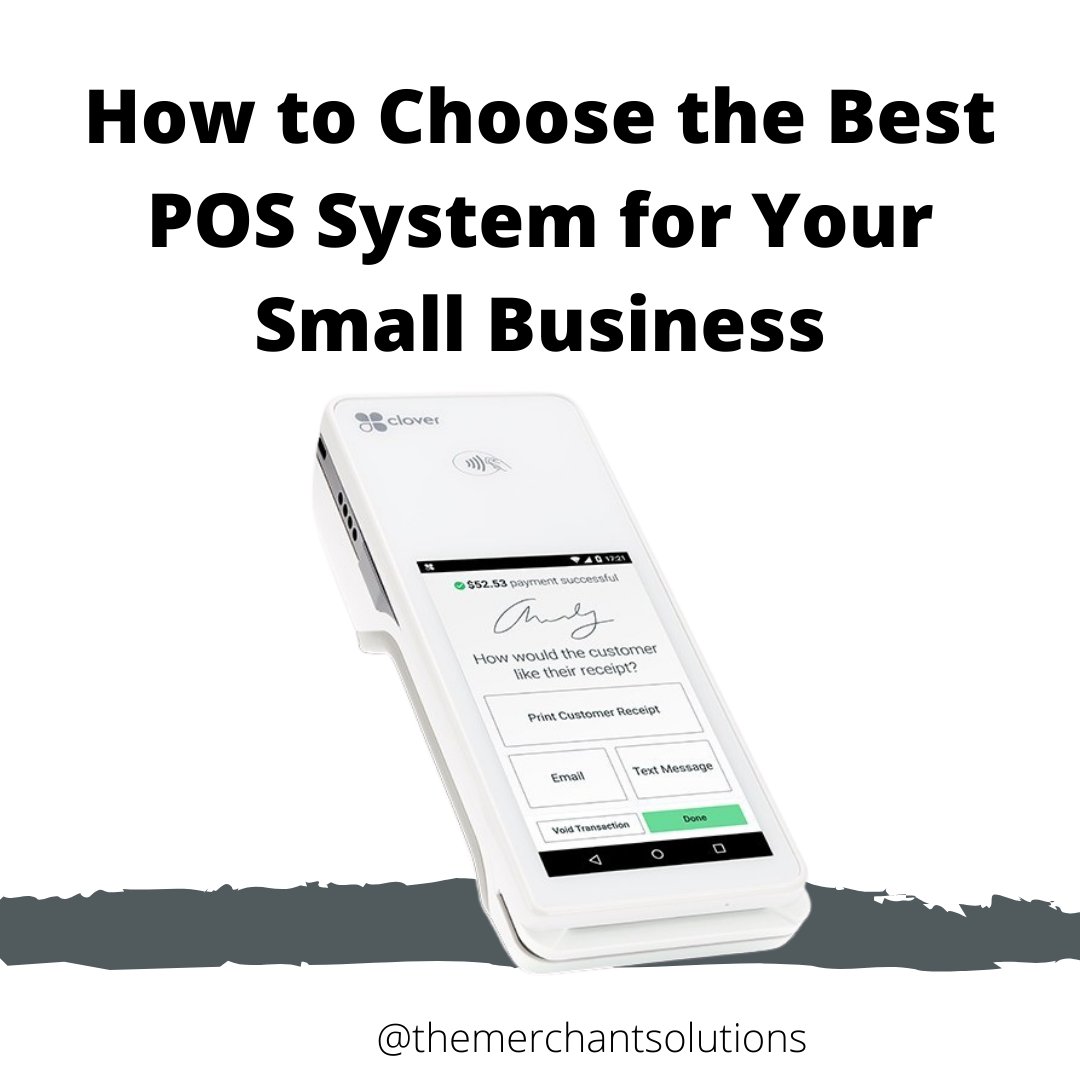 Need help finding that perfect POS system for your small biz? 🧐 Well, #TheMerchantSolutions has you covered! Contact us today for your small business needs!