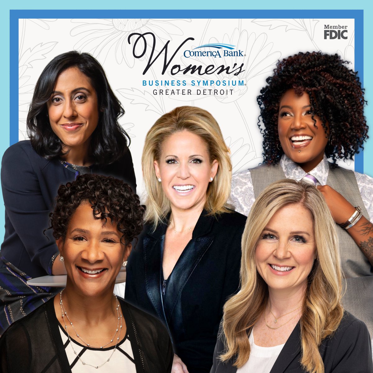 ComericaBank's tweet photo. Now in its 4th year, the Comerica Bank Women’s Business Symposium is one of the most popular events in the Greater Detroit area! ✨#ComericaWBS https://t.co/XbVuRUMEzP