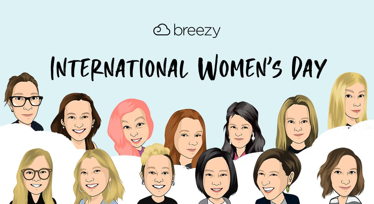 Breezy_HR's tweet photo. 🌟 Shoutout to the rockstar women at Breezy this International Women's Day.  🌟
We're better software – and a better team – with each one of you here. 

#InternationalWomensDay https://t.co/kGm9MMavIz