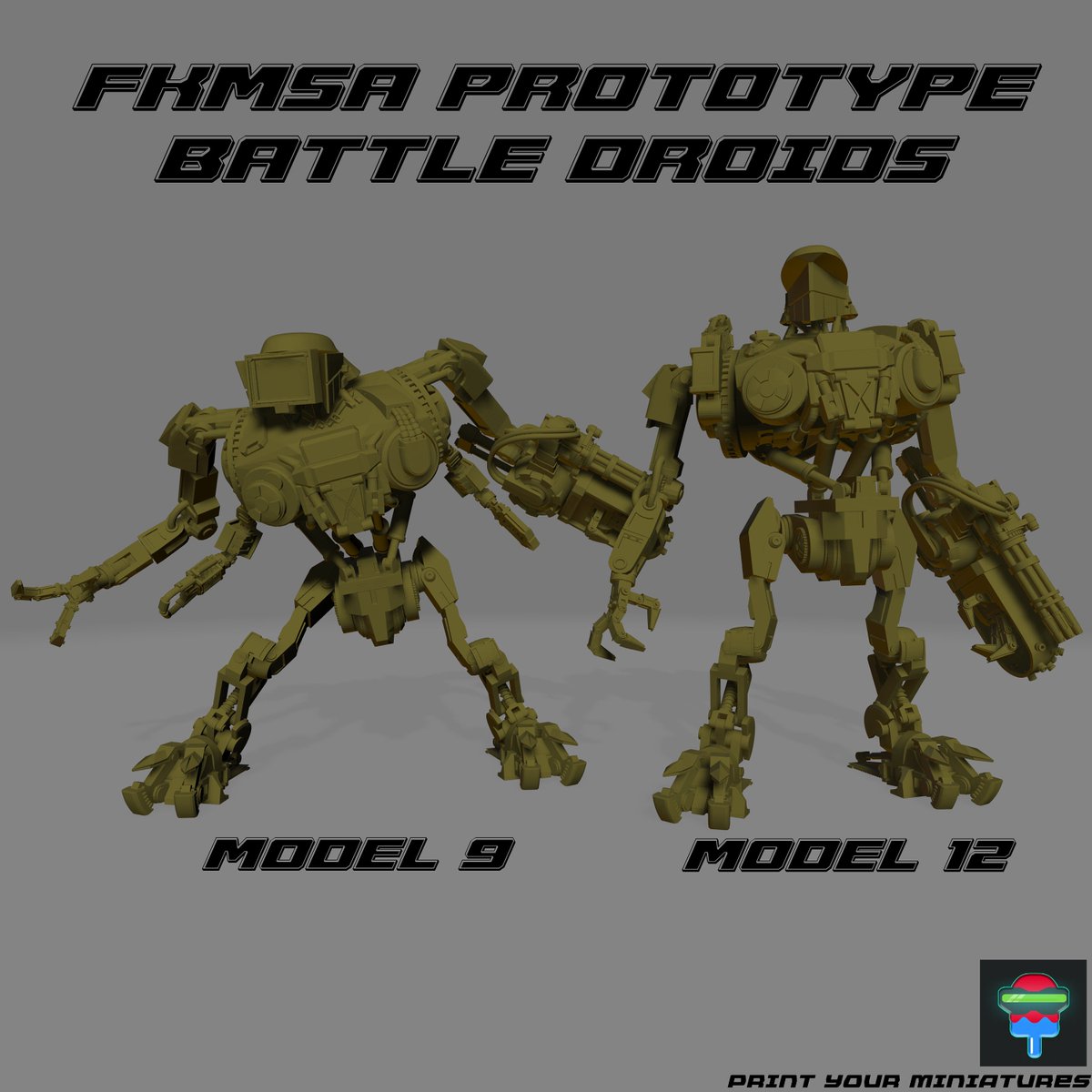 PrintYourMinis's tweet photo. JUST ANNOUNCED New #tabletopgaming #miniaturewargaming #ScienceFiction #scifi #scifiminis #wargaming #minis #miniature Sets are now Available!  #3dprintable #3dprinted #3dprints https://t.co/AhfJ6Nv9Xx