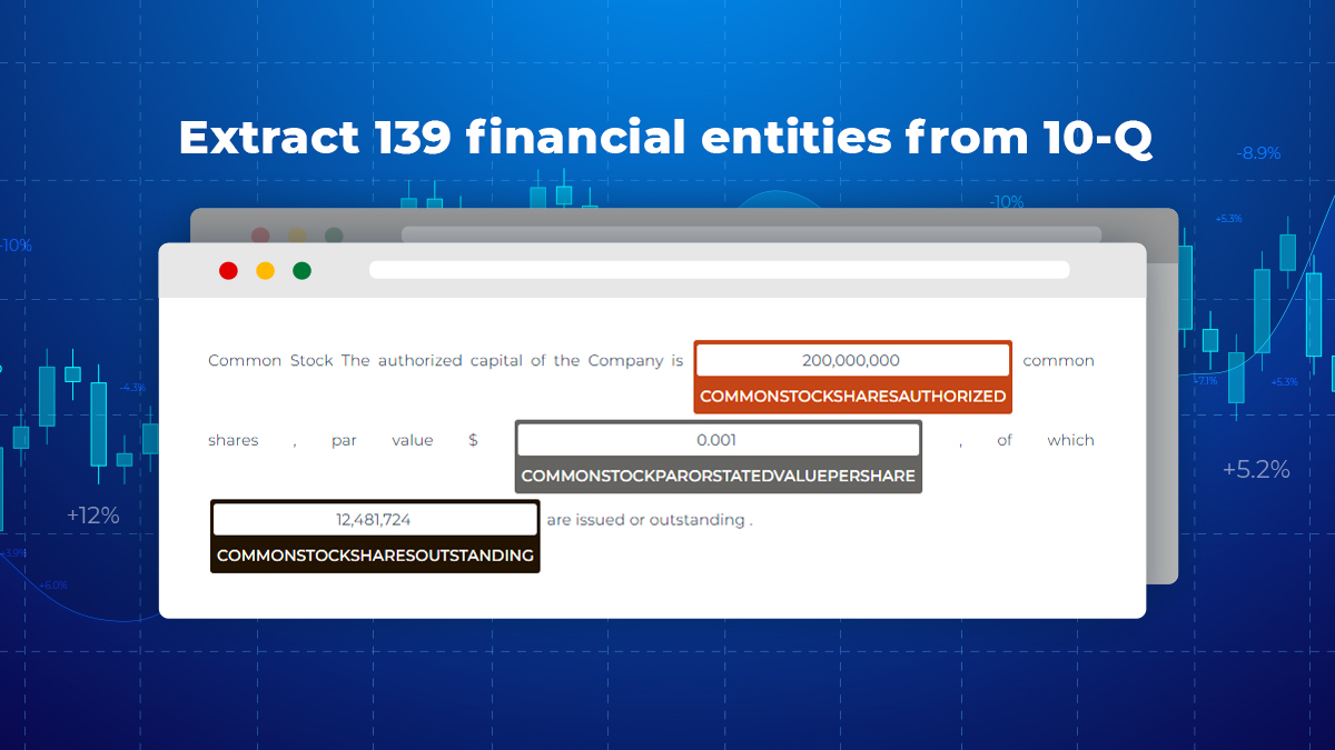 JohnSnowLabs's tweet image. This demo shows how to extract 139 financial entities from US Security Exchange Commission 10-Q filings.

Live demo: hubs.li/Q01Fbv5Q0 
Get started: hubs.li/Q01FbtH40 

#ComputationalFinance #MachineLearningFinance #fintechfinance #AdvancedAnalytics #fintech