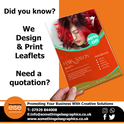 ElseClaire's tweet image. We can design &amp;amp; print you any size leaflets do you need a quotation? ow.ly/97VU50NbTBH
#leaflets #somethingeelsegraphics #designandprint #flyers #localbusinesssheffield