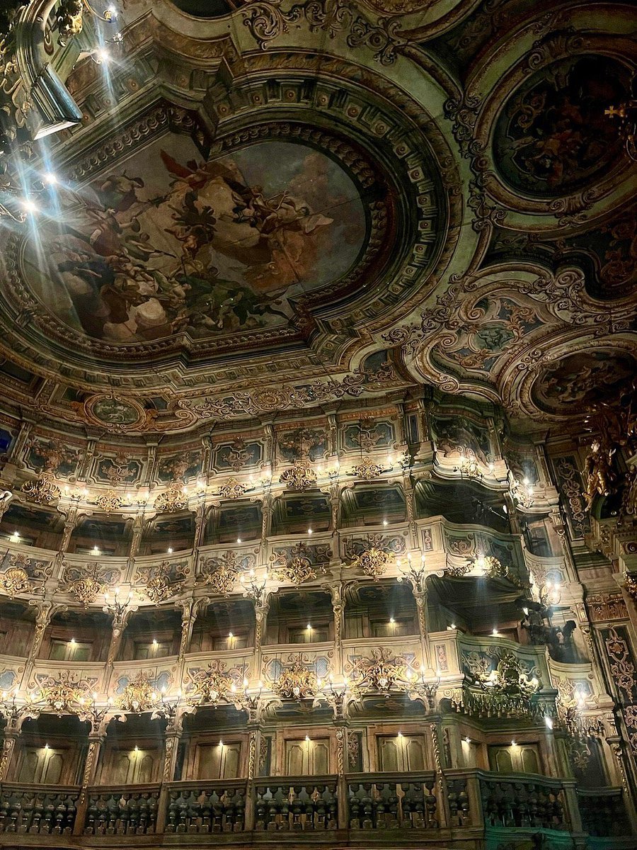 Architectolder's tweet photo. Margravial Opera House, Bayreuth Germany. Sometimes we just need to pause and look at things like this. https://t.co/nxhi6pN7Io