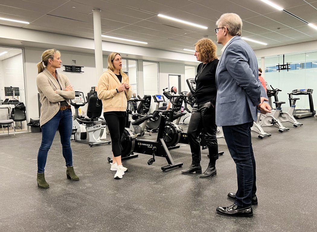 BrockUniversity's tweet photo. On Monday, #BrockU's Bfit Centre hosted @NiagaraHealth to showcase its state-of-the-art facility and community exercise programs. 

The centre supports the region's aging population and provides valuable experiential learning opportunities for Brock students. https://t.co/e2WNCfl352