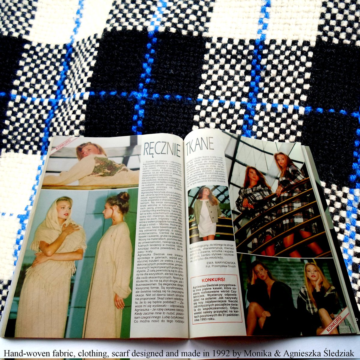<a href="/u_jazdowski/">U–jazdowski</a> 
It's been 30 years since my first fashion show with hand-woven clothing in Zamek Ujazdowski.
#fashion #fashionshow #handmade #designer #fabric #woven