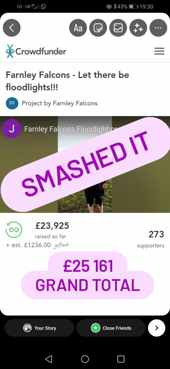 Farnley Falcons RLFC (@farnley_falcons) on Twitter photo Massive thank you to everyone who supported our <a href="/crowdfunderuk/">Crowdfunder UK</a> campaign. ÂŁ25k raised in 8 weeks!!!!
The Nest is going to be unrecognisable in a few months time.
Clubhouse
Changing rooms
Car Park
Floodlights
Training Paddock
Main Pitch Massive thank you to everyone who supported our <a href="/crowdfunderuk/">Crowdfunder UK</a> campaign. ÂŁ25k raised in 8 weeks!!!!
The Nest is going to be unrecognisable in a few months time.
Clubhouse
Changing rooms
Car Park
Floodlights
Training Paddock
Main Pitch