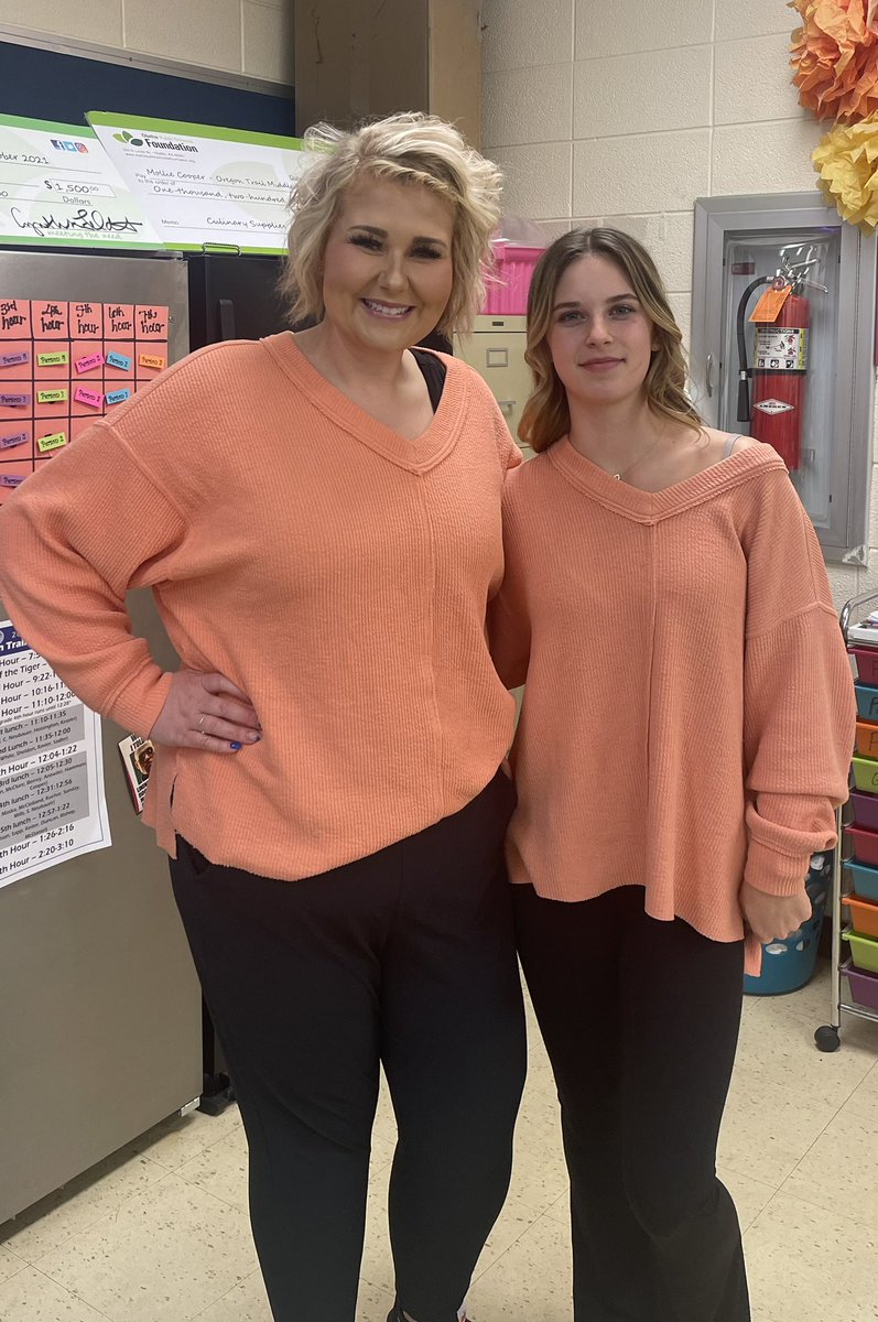 When your middle school student says let’s match…

I’m flattered! 😊