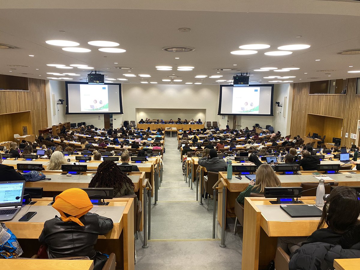 Call to action by @AU_YouthEnvoy towards bridging the gender digital divide at #CSW67 <a href="/UN/">United Nations</a> 

🔻More investment into execution
🔻 Inclusion of young girls and women in marginalized communities.

<a href="/AfricanUnionUN/">African Union Mission to the UN</a> <a href="/EUatUN/">🇪🇺EU at UN-NY</a> <a href="/_AfricanUnion/">African Union</a> <a href="/afreximbank/">African Export-Import Bank - Afreximbank</a>