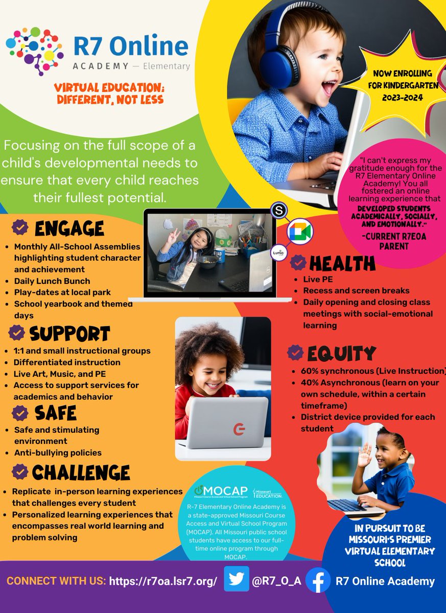 Have you considered learning online for your Kindergarten student?