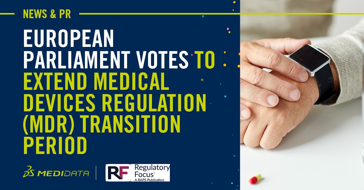 gailfine's tweet photo. The @Europarl_EN’s decision on Medical Devices Regulation (#MDR) has major implications for @medidata's #MedicalDevices industry customers—and anyone who benefits from these life-saving products. Read more: https://t.co/6J8B2FKbjY

cc @RAPSorg https://t.co/zj0h3IXGN4