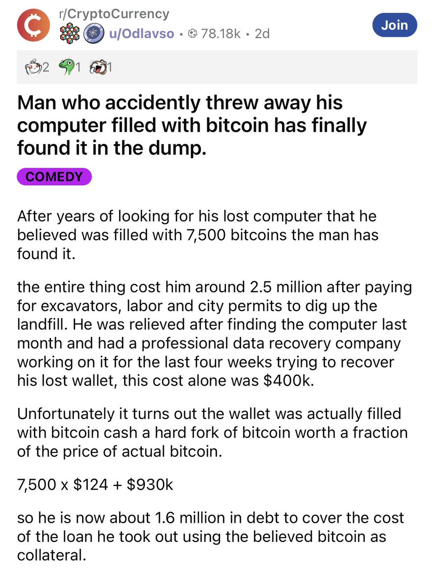 THE BITCOIN DUMPSTER GUY FINALLY FOUND HIS HARD DRIVE AFTER A DECADE OF  SEARCHING AND IT WAS BCH INSTEAD OF BTC