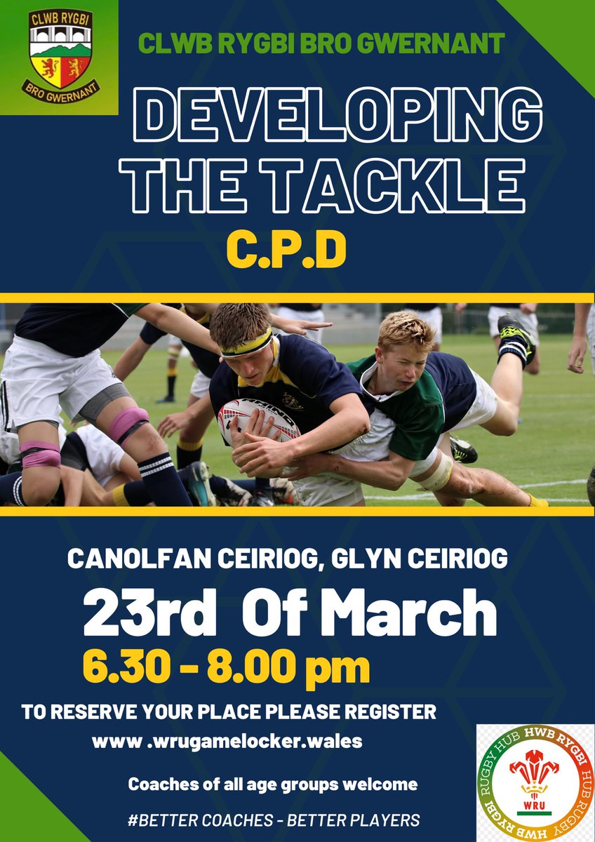 IoloJonesRygbi's tweet photo. π¨Fantastic opportunity for all coaches @CRBroGwernant to continue their professional developmentπ¨ get registering on WRU game locker #WRUCommunity #WRUHub #RGCEast #BetterCoachesBetterPlayers https://t.co/KwLmxtyf9r