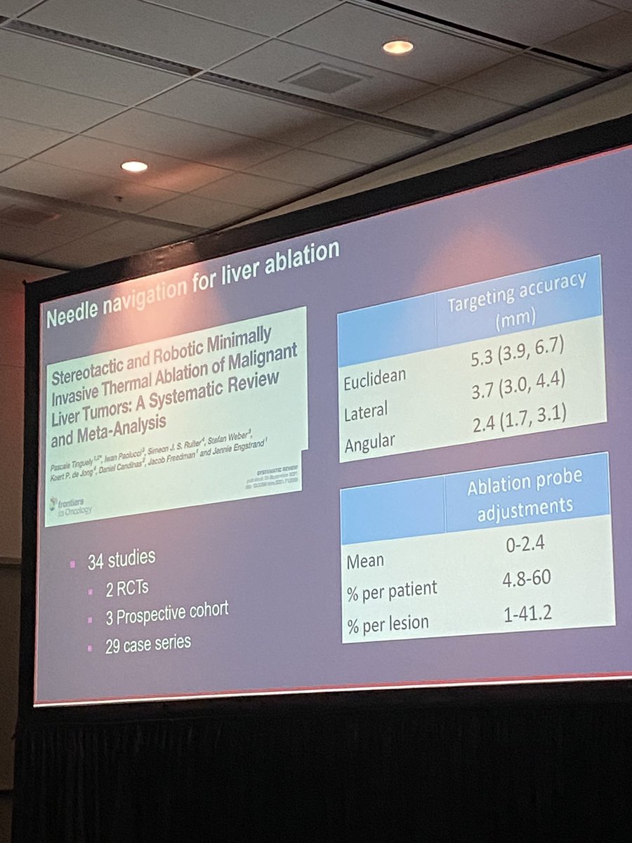 rapenport's tweet photo. Fantastic session on emerging technologies for planning, nav, and confirmation for thermal ablations. CAS - One was featured nicely. Very insightful presentation on all the great tech out there! Well done @Tim_Ziemlewicz 👏🏼. #SIR23PHX #CASCINATION @CAScination https://t.co/10tCgfhnSG