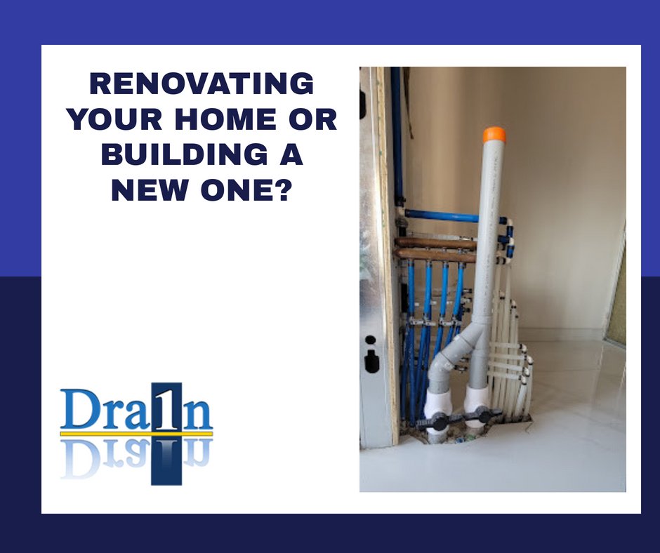 Drain1Plumbers's tweet photo. Renovating your home or building a new one? Let our plumbing experts handle the installation and ensure everything is up to code and working properly. https://t.co/nCosDZak3Q