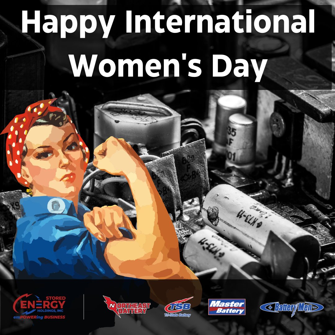 MenBattery's tweet photo. 👏 Honoring all women in the battery industry and beyond! #InternationalWomensDay #Batteries https://t.co/DiDeOTK7t9