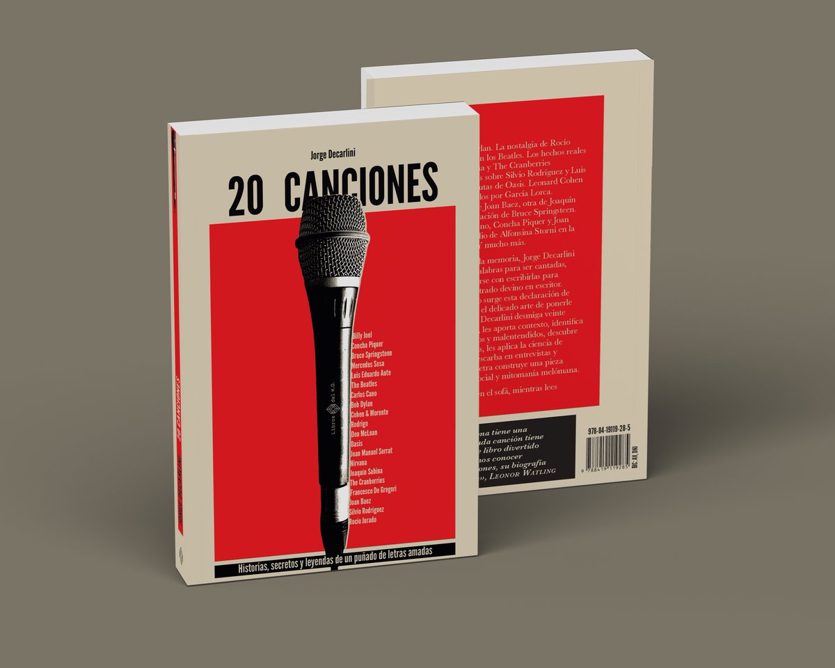 j_decarlini's tweet photo. Ya está a la venta 20 canciones, en cuya escritura he puesto mucho tiempo, esfuerzo y cariño. Me gustaría explicar qué os vais a encontrar en las librerías, y para eso nada mejor que utilizar un formato que fue fundamental en la génesis del libro: un hilo. Y uno cortito, además. https://t.co/GfJIOBOxjc