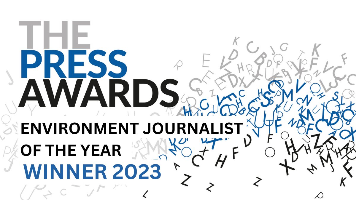 This year’s Winner in the Environment Journalist of the Year category is Rhian Lubin – <a href="/DailyMirror/">The Mirror</a> , congratulations! #ThePressAwards