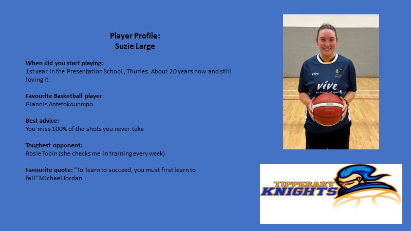 Basketball Ireland Intermediate League Semi Final
Tipperary Knights preview.
#WomenInSportIRE 
#WISWEEK2023 
#basketballireand