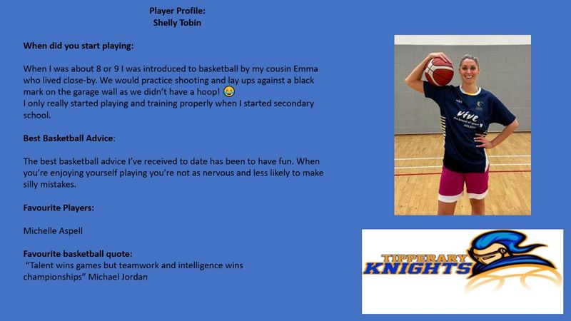 Basketball Ireland Intermediate League Semi Final
Tipperary Knights preview.
#WomenInSportIRE 
#WISWEEK2023 
#basketballireand