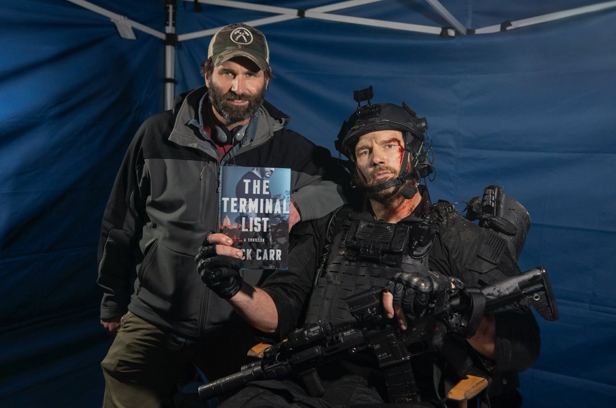 On March 8, 2021, filming began on the Amazon Prime Video adaptation of @TerminalListPV THE TERMINAL LIST starring @prattprattpratt as Navy SEAL Sniper James Reece. It was almost three years to the day from initial publication. Thank you for all your support! More to come! 🇺🇸