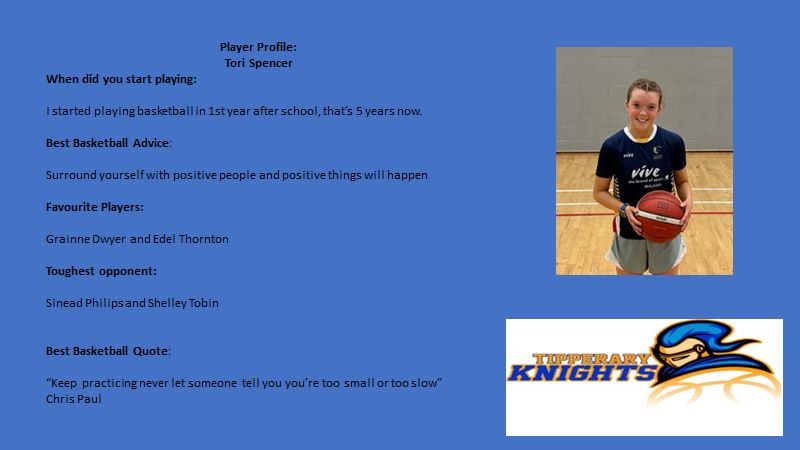 Basketball Ireland Intermediate League Semi Final
Tipperary Knights preview.
#WomenInSportIRE 
#WISWEEK2023 
#basketballireand