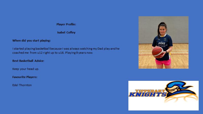 Basketball Ireland Intermediate League Semi Final
Tipperary Knights preview.
#WomenInSportIRE 
#WISWEEK2023 
#basketballireand