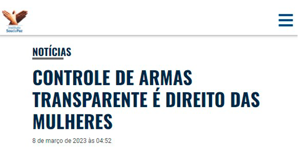 isoudapaz's tweet photo. 🧵 Hoje, quase 2 milhões de armas particulares estão registradas num sistema ao qual a Justiça e polícias estaduais ñ têm acesso imediato, por isso elas nem sempre conseguem apreender armas de agressores de mulheres, fundamental p/ evitar que a violência escale para feminicídio. https://t.co/tRst73hQWC