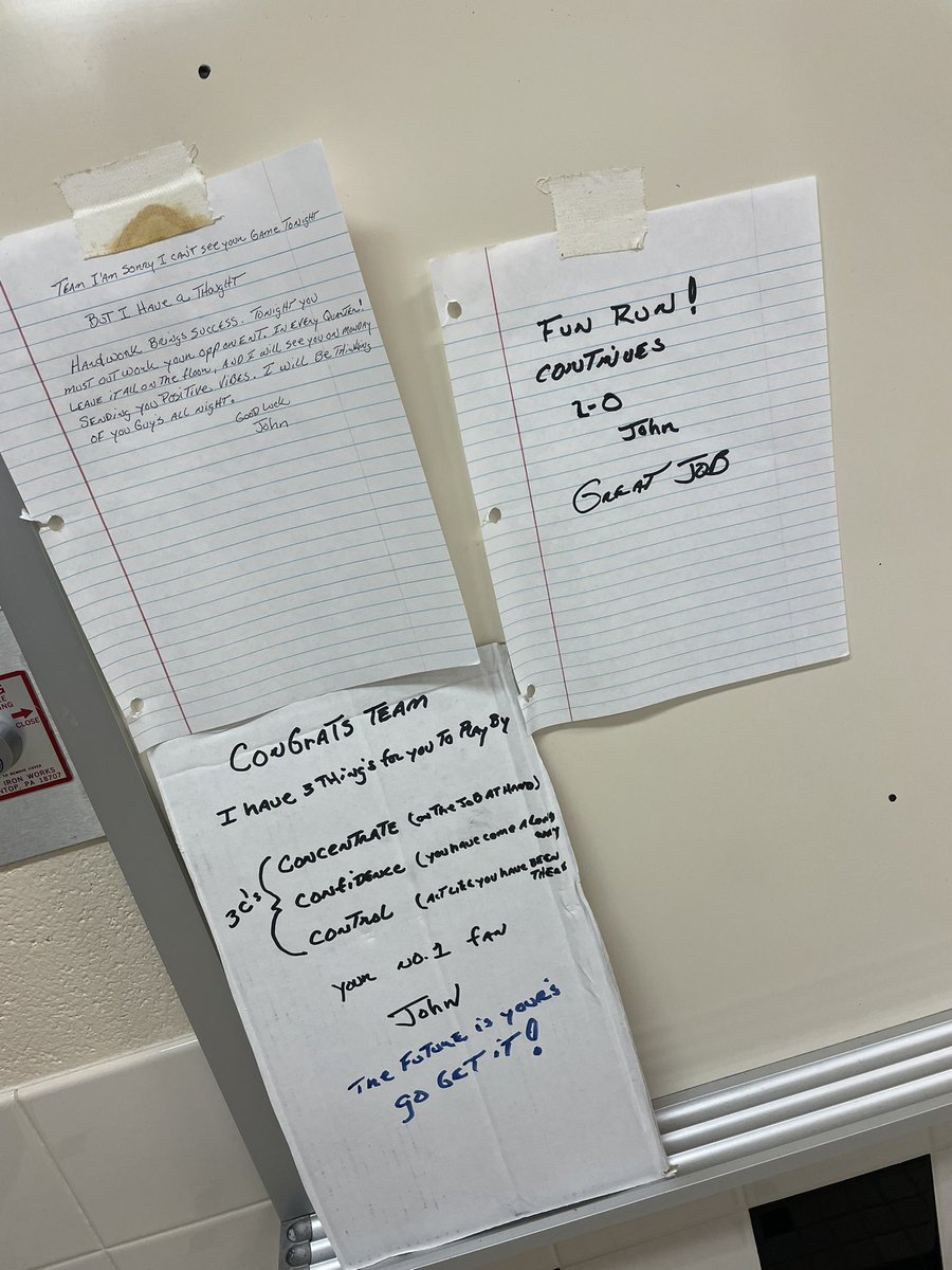 As we finish practices for our 1st round <a href="/PIAASports/">PIAA</a> playoff game, we know it takes a full team effort. 

We’d like to thank one of our biggest supporters for cheering us on as we continue our journey. Thanks, John! 

#OneTeam 
#SFLionPride