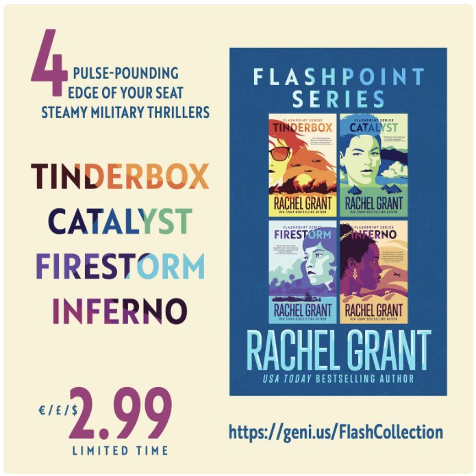 threeweres's tweet photo. Deal Alert! I’m a huge Rachel Grant fan. Right now her Flashpoint series box set is just $2.99. https://t.co/7kmj8KqREr https://t.co/Pypb0Lf1LQ