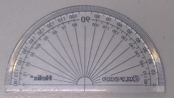 This students protractor was broke…