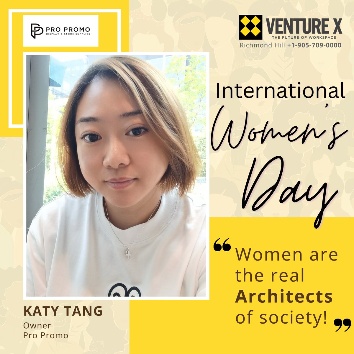 Happy #InternationalWomenDay2023! At Venture X Richmond Hill, we're committed to empowering women leaders who are making a difference in their communities and industries. Contact us today to join the wonderful women's community.
Call us at 905-709-0000 #IWD2023 #ChooseToChallenge