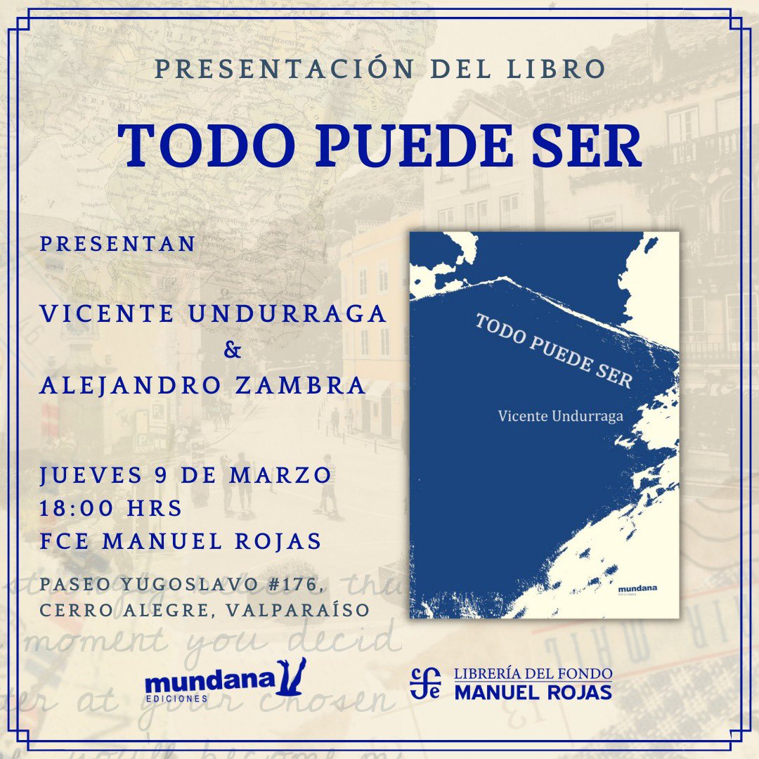viundurraga's tweet photo. Este jueves 9 de marzo en Valparaíso ✨ https://t.co/gonco3rCxQ