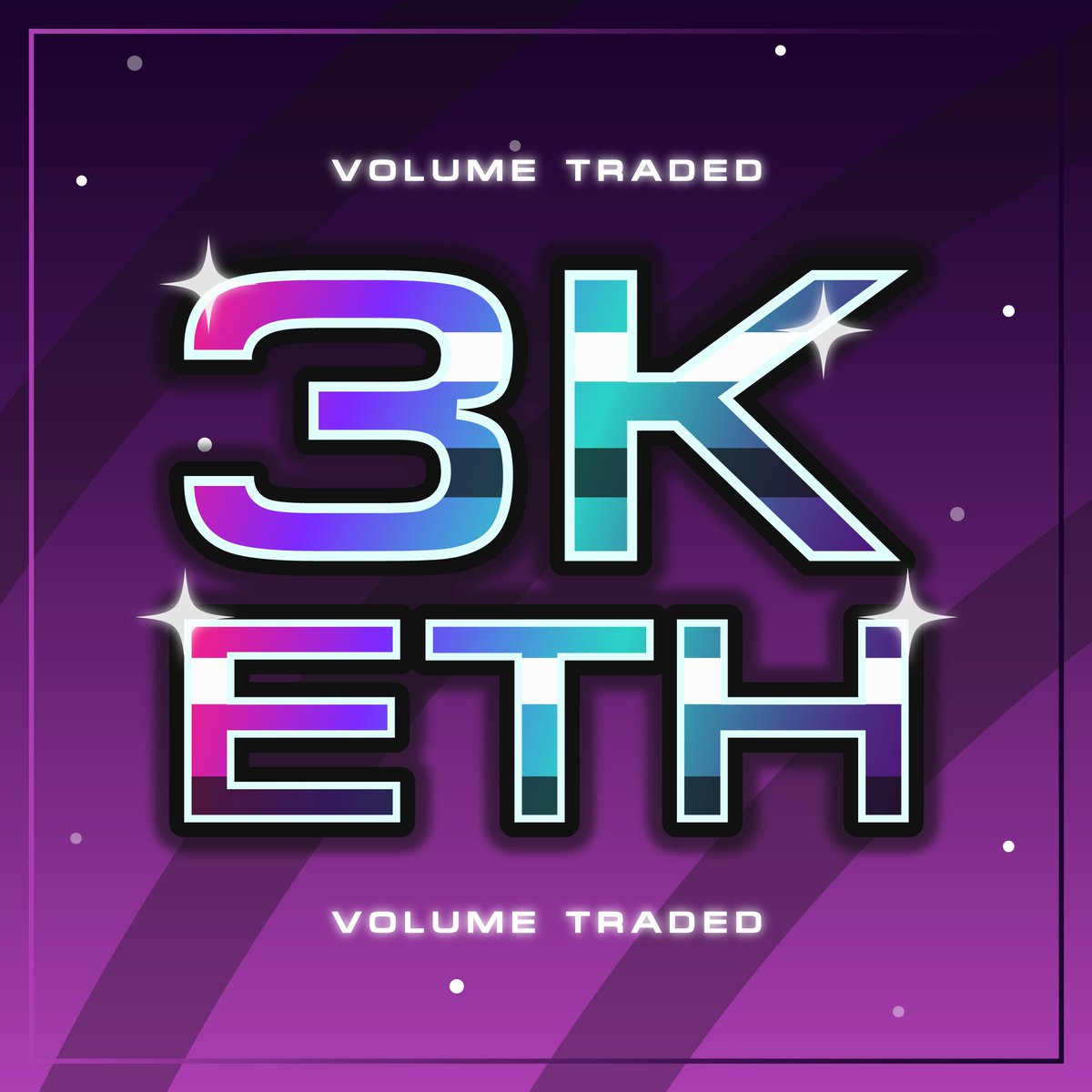 Riders! 🎉

Congratulations on 3K ETH volume traded! ✨