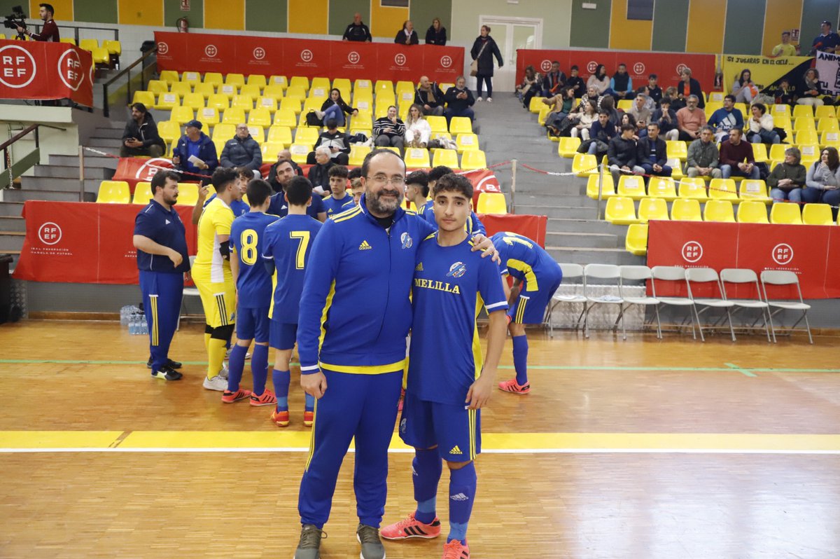 Con mi Juvenil Moha en Ourense en la Fase Final de Selecciones Autonómicas Futsal